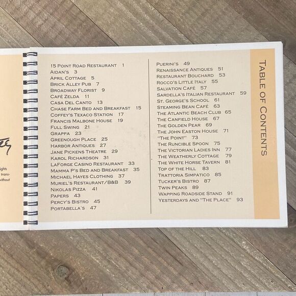 Behind Newport Doors Cookbook Local Stories Recipes & Watercolor Art *Signed* - Picture 3 of 10